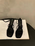 Ladies Buckle Strap Open Toe Heel